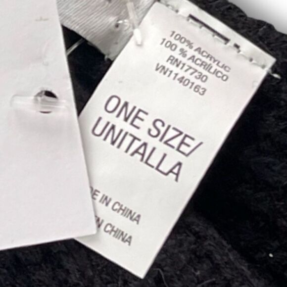 Men's Waffle Knit Scarves - Goodfellow & Co™ • Black • NWT - Picture 6 of 7